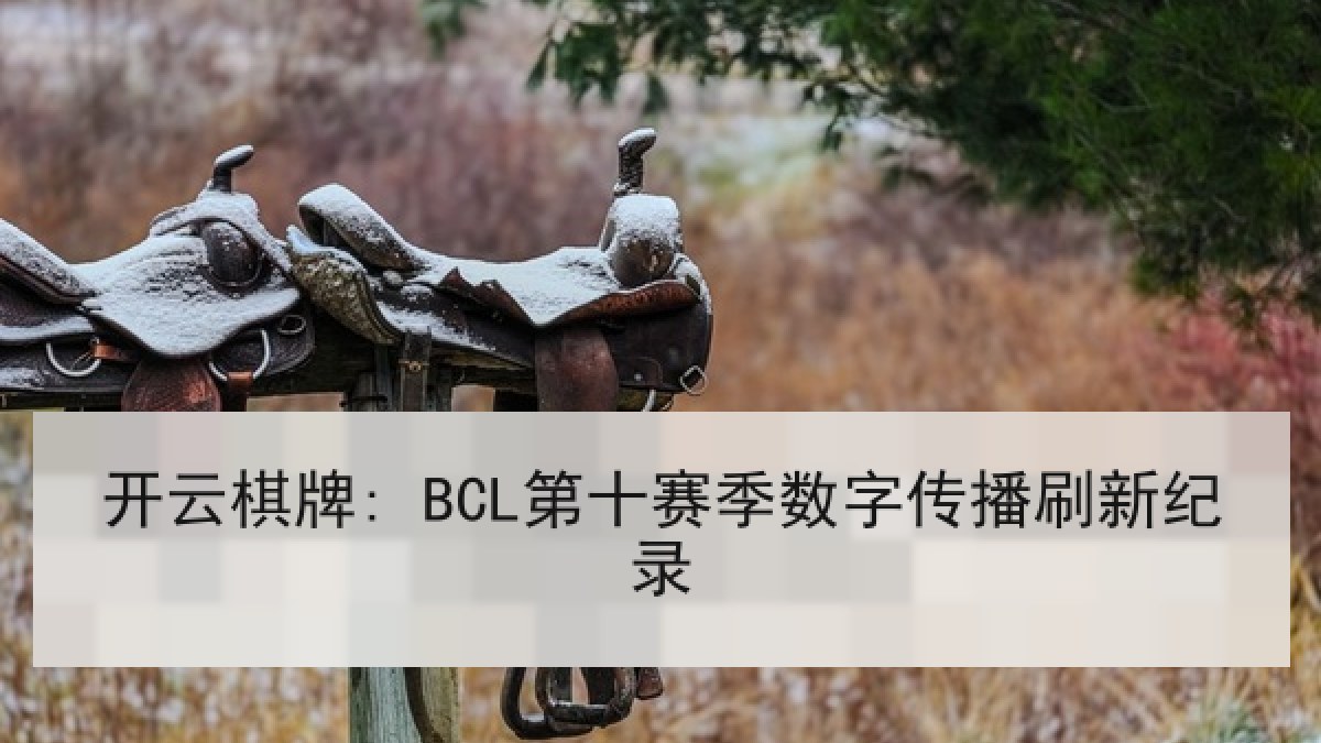 开云棋牌: BCL第十赛季数字传播刷新纪录 开云棋牌: BCL第十赛季数字传播刷新纪录
